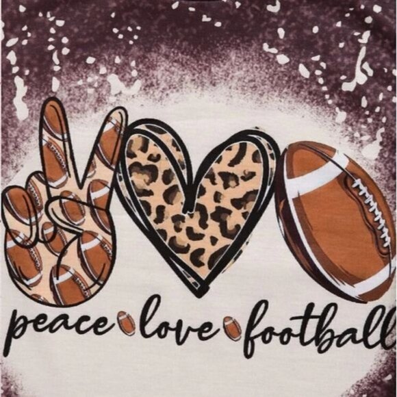 Brown Football Graphic Tee - Picture 5 of 7